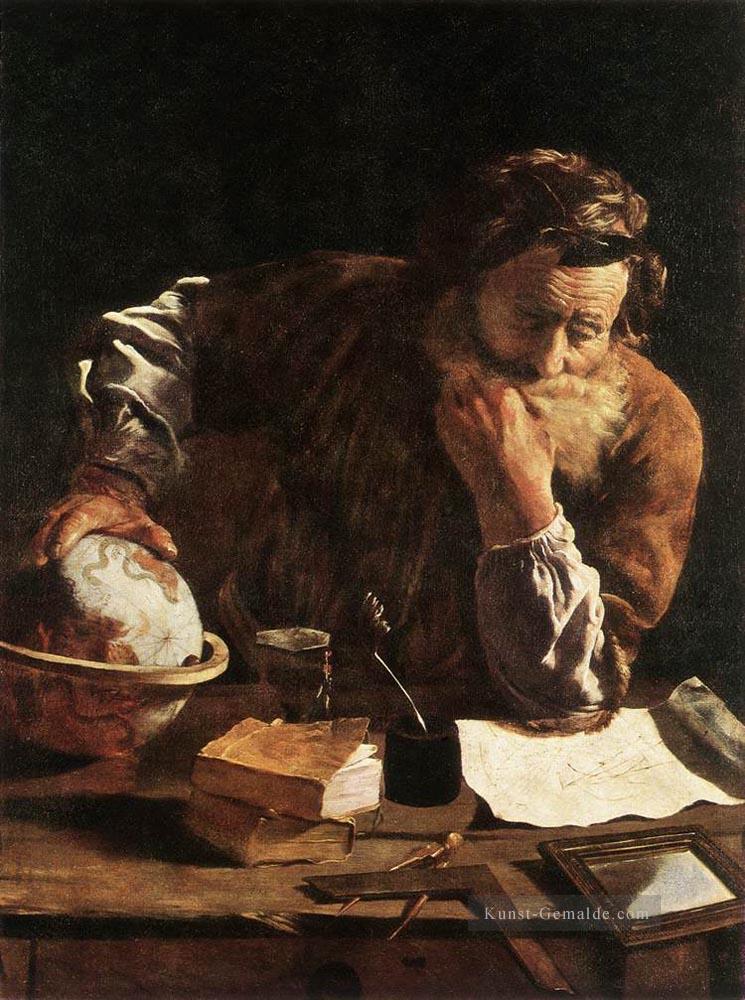 Porträt eines Gelehrten Barock Figuren Domenico Fetti Ölgemälde
